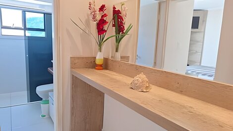 Cobertura com jacuzzi, churrasqueira e vista mar