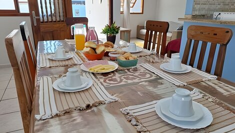 Praia, piscina e churrasco