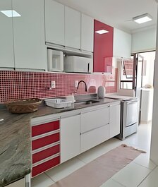 Cobertura com jacuzzi, churrasqueira e vista mar