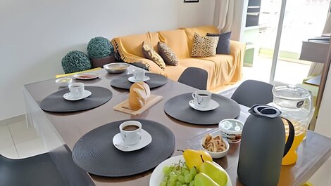 Apartamento com piscina e churrasqueira