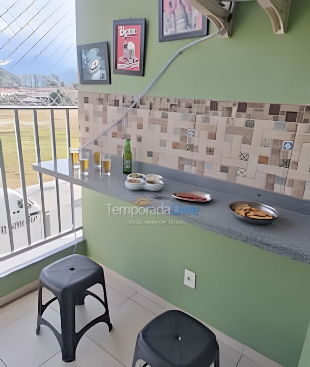 Apartamento para aluguel de temporada em Caraguatatuba (Martim de Sá)