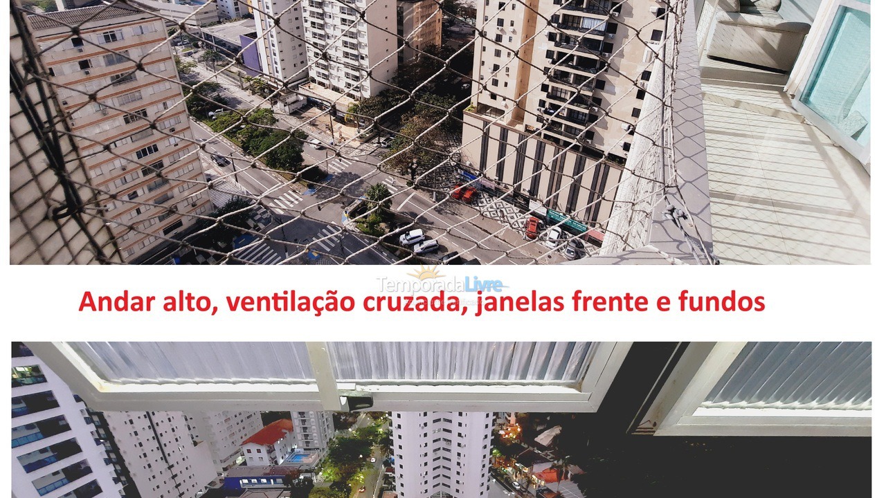 Apartment for vacation rental in Guarujá (Pitangueiras)