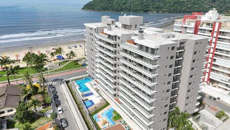 Apartamento Frontal ao MAR em BERTIOGA PREDIO NOVO