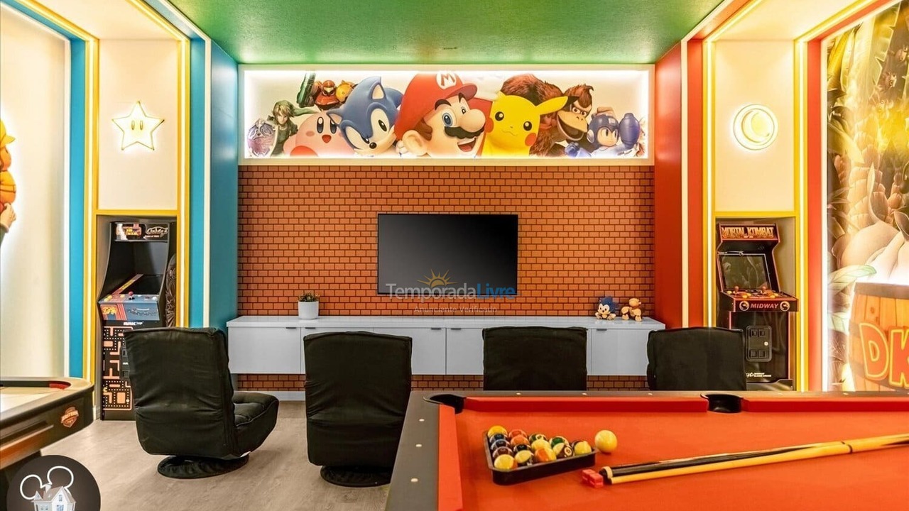 Casa para aluguel de temporada em Orlando (Kissimmee)