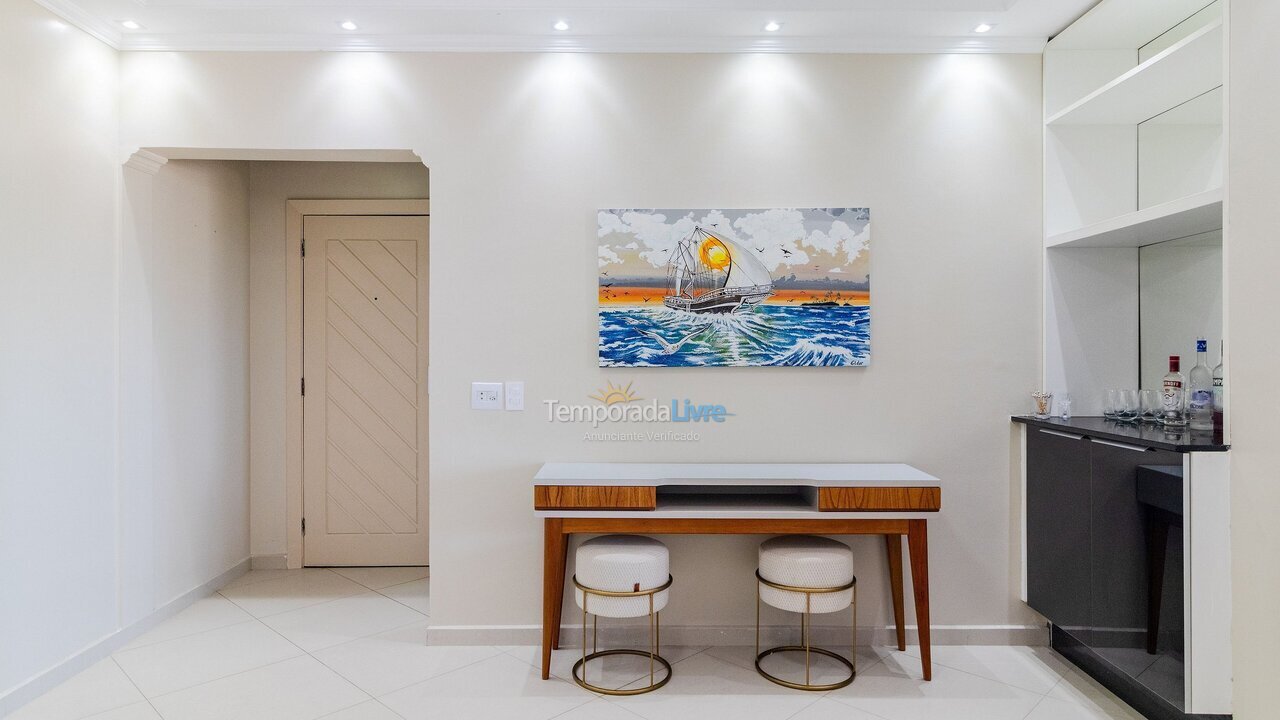 Apartamento para alquiler de vacaciones em Guarujá (Lot Joao Batista)