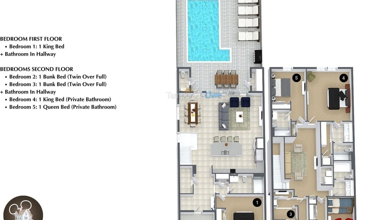 Casa para alquiler de vacaciones em Orlando (Davenport)