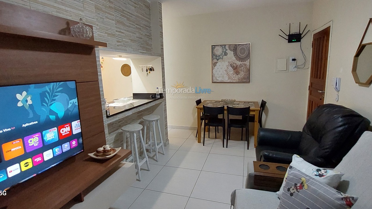 Apartment for vacation rental in Praia Grande (Praia do Caiçara)