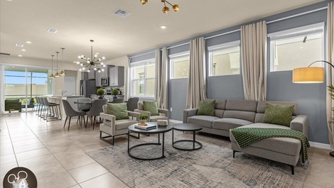 House in Orlando in a gated community for short-term rental.