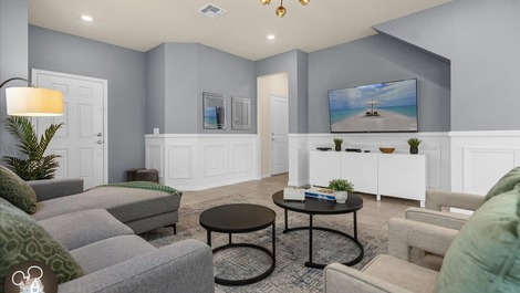 House in Orlando in a gated community for short-term rental.