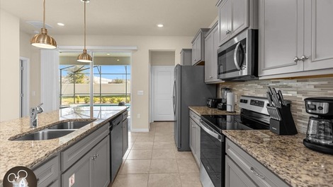 House in Orlando in a gated community for short-term rental.