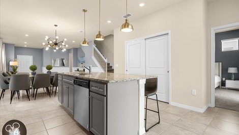 House in Orlando in a gated community for short-term rental.