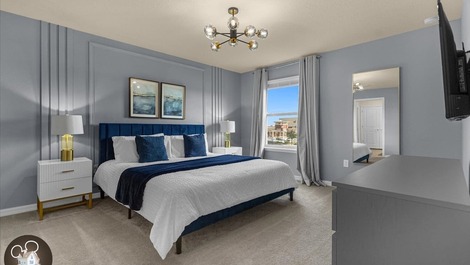 House in Orlando in a gated community for short-term rental.