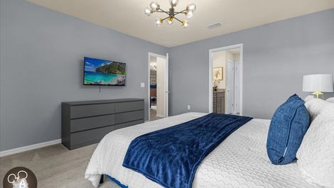 House in Orlando in a gated community for short-term rental.