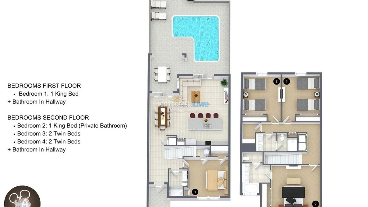 Casa para alquiler de vacaciones em Orlando (Kissimmee)