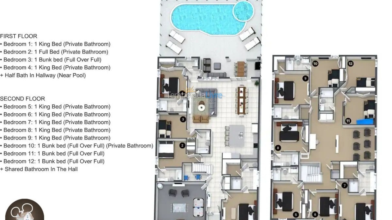 Casa para alquiler de vacaciones em Orlando (Kissimmee)
