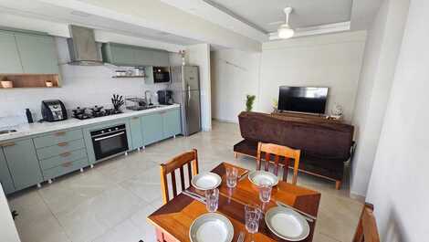 Cozinha e sala de estar 