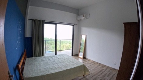 Private beachfront suites with air conditioning