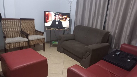 Sala de estar e tv 