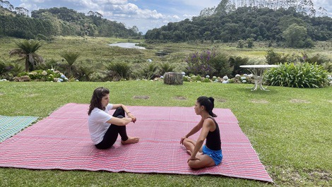 Casa Hortênsia com lago 300m da estrada Cunha-Paraty