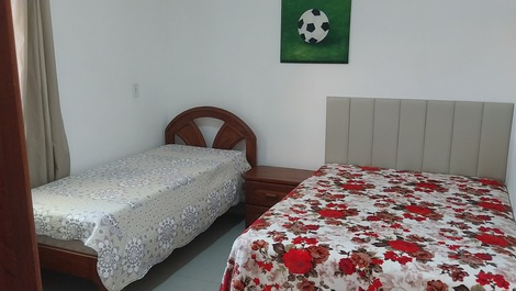 House and apartment for rent on the beach with open sea.