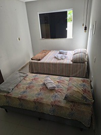 Quartos amplos e com suite