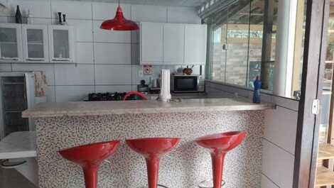 Temporada na praia, 3 quartos com ar condicionado