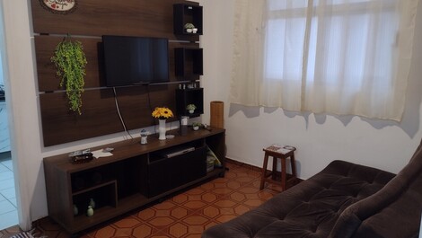 Apto Temporada Praia Gande Canto do Forte divisa c/ Boqueirão