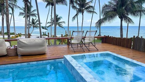 Feet in the sand in Milagres | Pool &amp; Sauna | Huna04