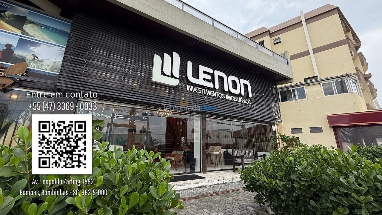 Apartment for vacation rental in Bombinhas (Canto Grande)