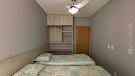 Apartamento con 2 suites en el Condominio Reserva DNA - Ubatuba - SP