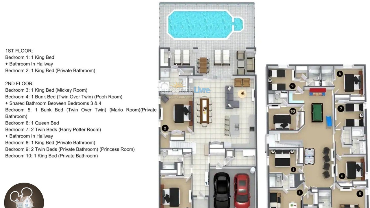 Casa para alquiler de vacaciones em Orlando (Davenport)