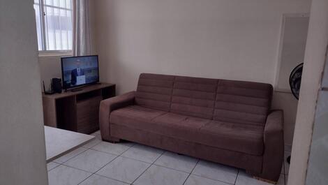 Apto Temporada Praia Gande Canto do Forte divisa c/ Boqueirão