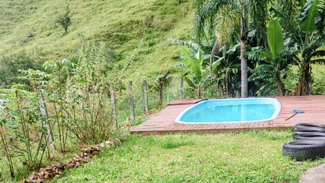Minha piscina muito refrescante