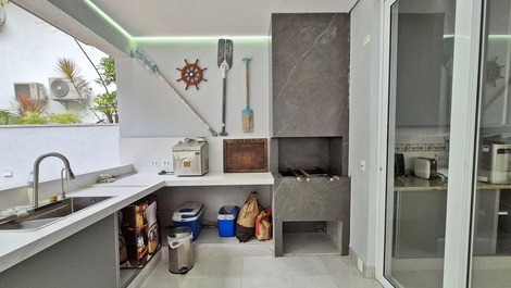 Hermosa casa a 150 m de la playa, 16 personas, Riviera São Lourenço - Bertioga