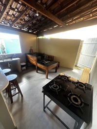 Seu refúgio nas cachoeiras de Milho Verde