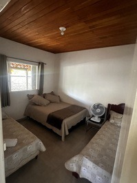 Seu refúgio nas cachoeiras de Milho Verde