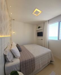 3 Suites Up to 8 people Top Floor Apartment From R$900 per day 70 meters from the sea