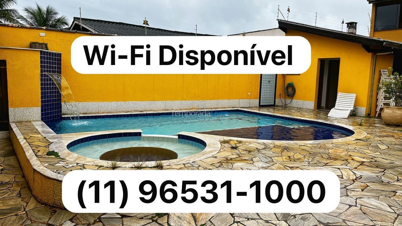 House for vacation rental in Caraguatatuba (Martin de Sá)