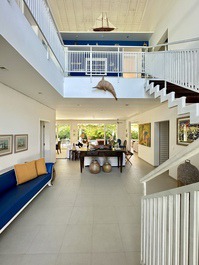 House in a gated community on Baleia Beach.