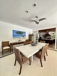 House in a gated community on Baleia Beach.