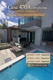 House for rent in Bombinhas - Praia de Zimbros