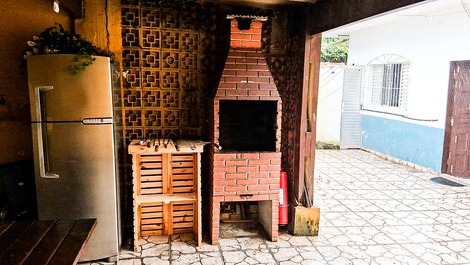 Swimming pool and covered barbecue area
