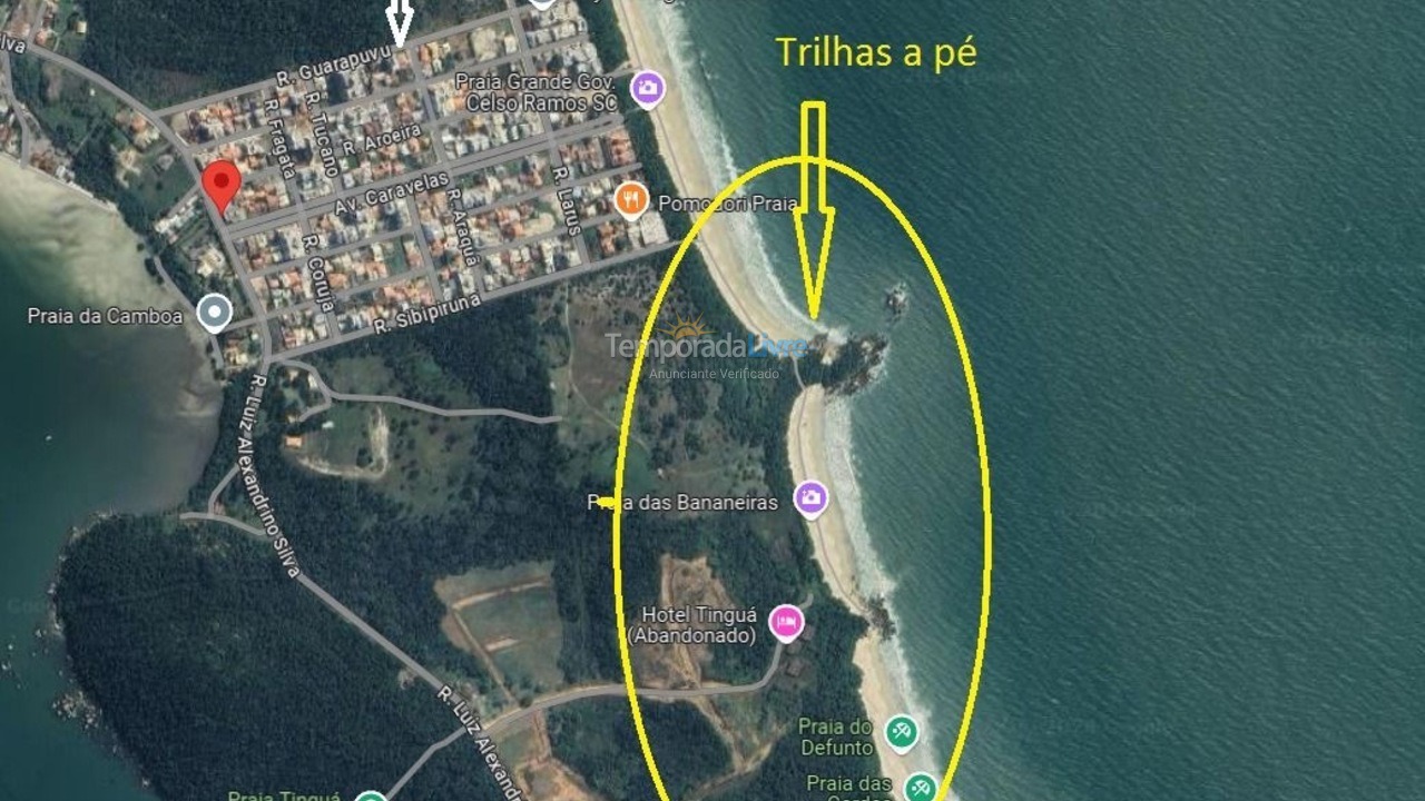 Apartamento para alquiler de vacaciones em Governador Celso Ramos (Praia Grande)