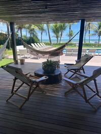 Beachfront house with incredible views.
