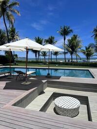 Beachfront house with incredible views.