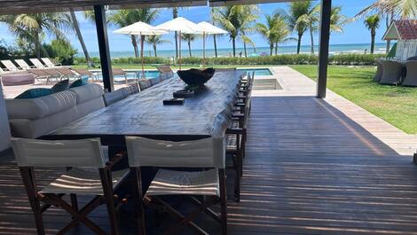 Beachfront house with incredible views.