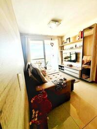 Acogedor apartamento cerca del mar con WiFi gratuita.