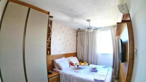 Acogedor apartamento cerca del mar con WiFi gratuita.