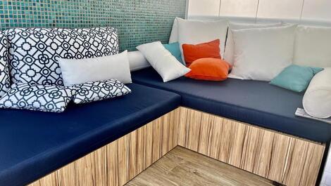 Apartment 2 blocks from the beach. Riviera de São Lourenço