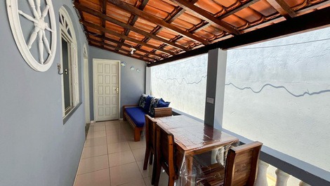 Casa na Praia do Morro com Área de Churrasqueira, Varanda, Wi-fi